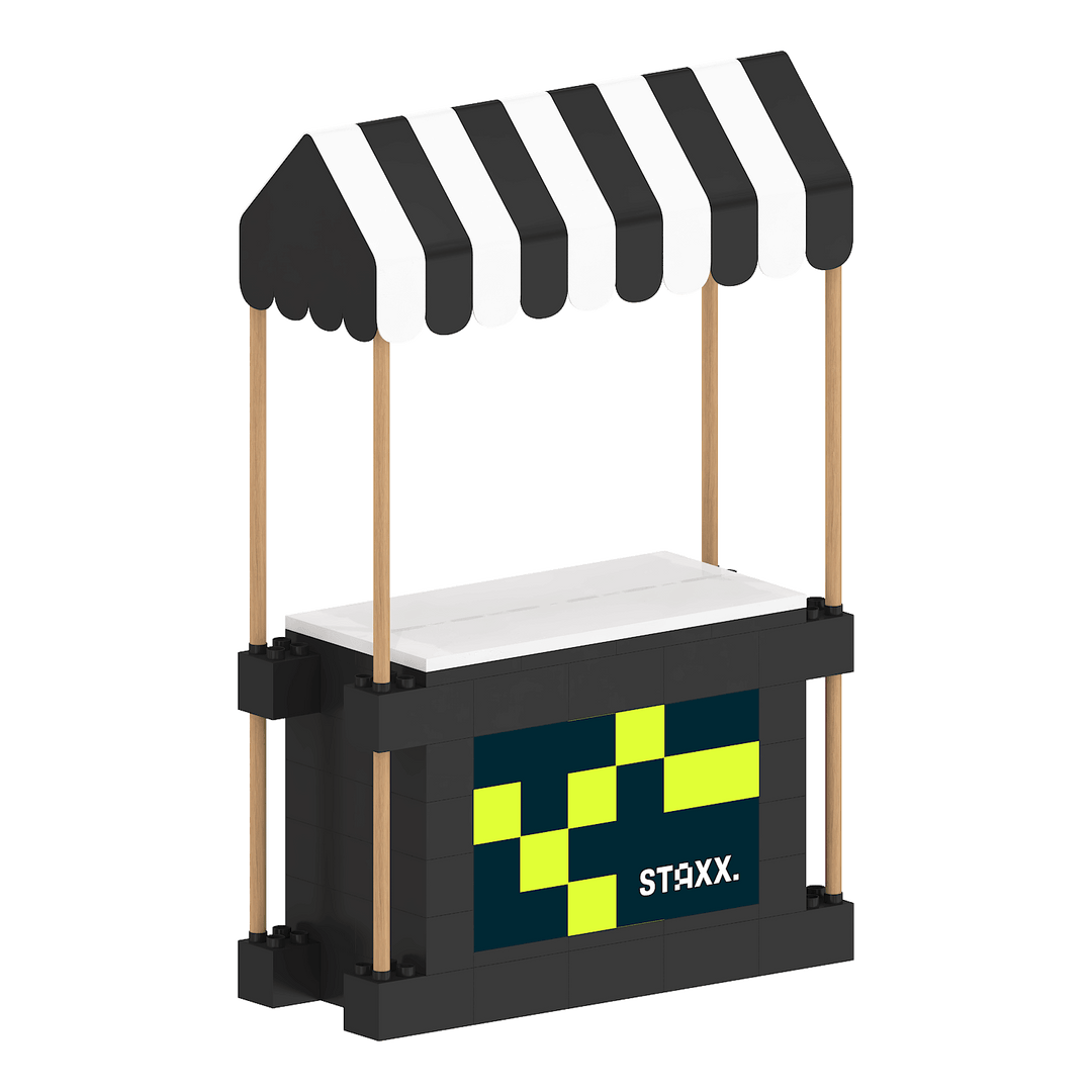 Market Stall with Canopy (Indoors)