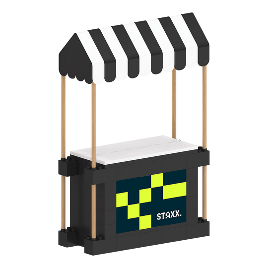 Market Stall with Canopy (Indoors)