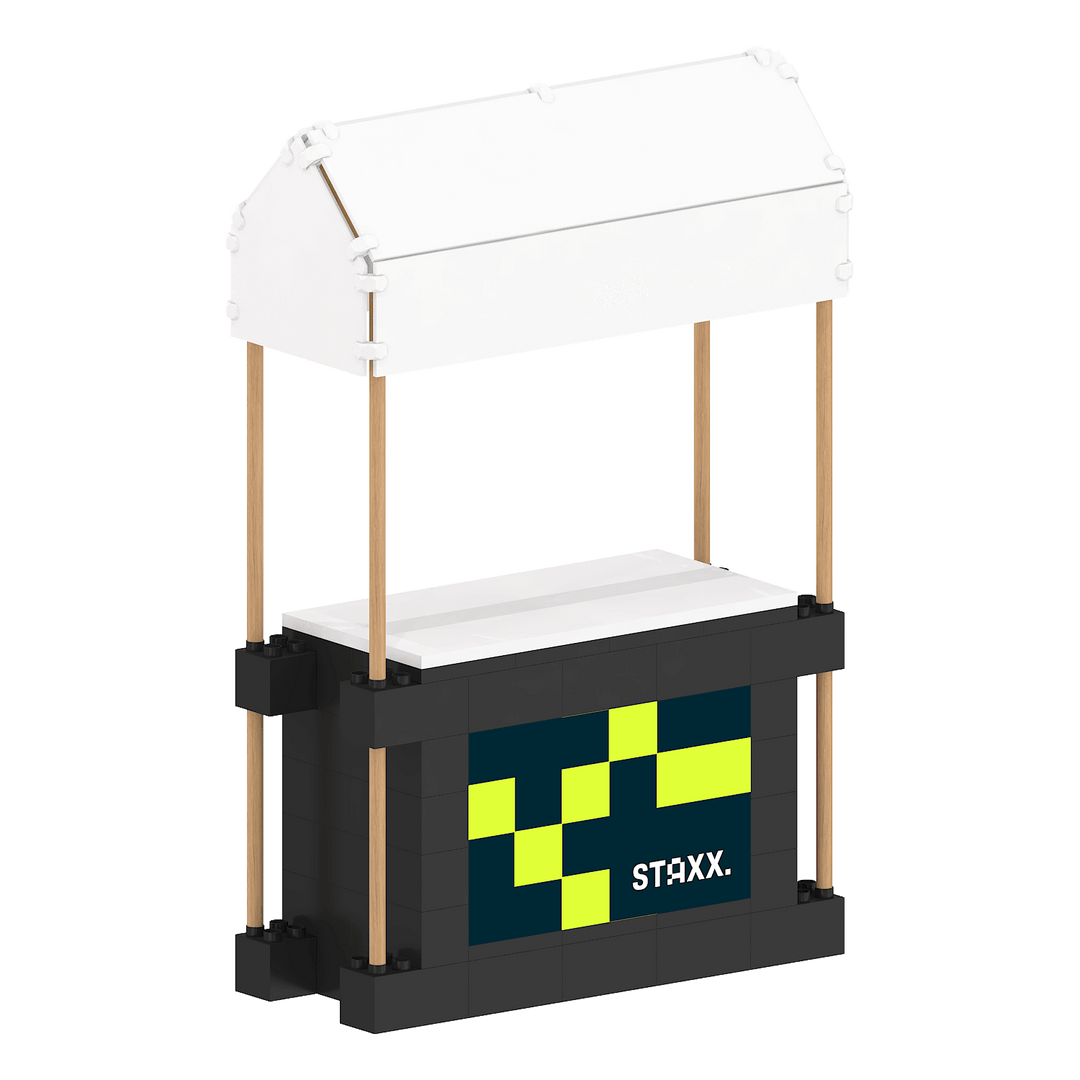 Market Stall with Canopy (Outdoors)