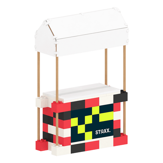 Market Stall with Canopy (Outdoors)