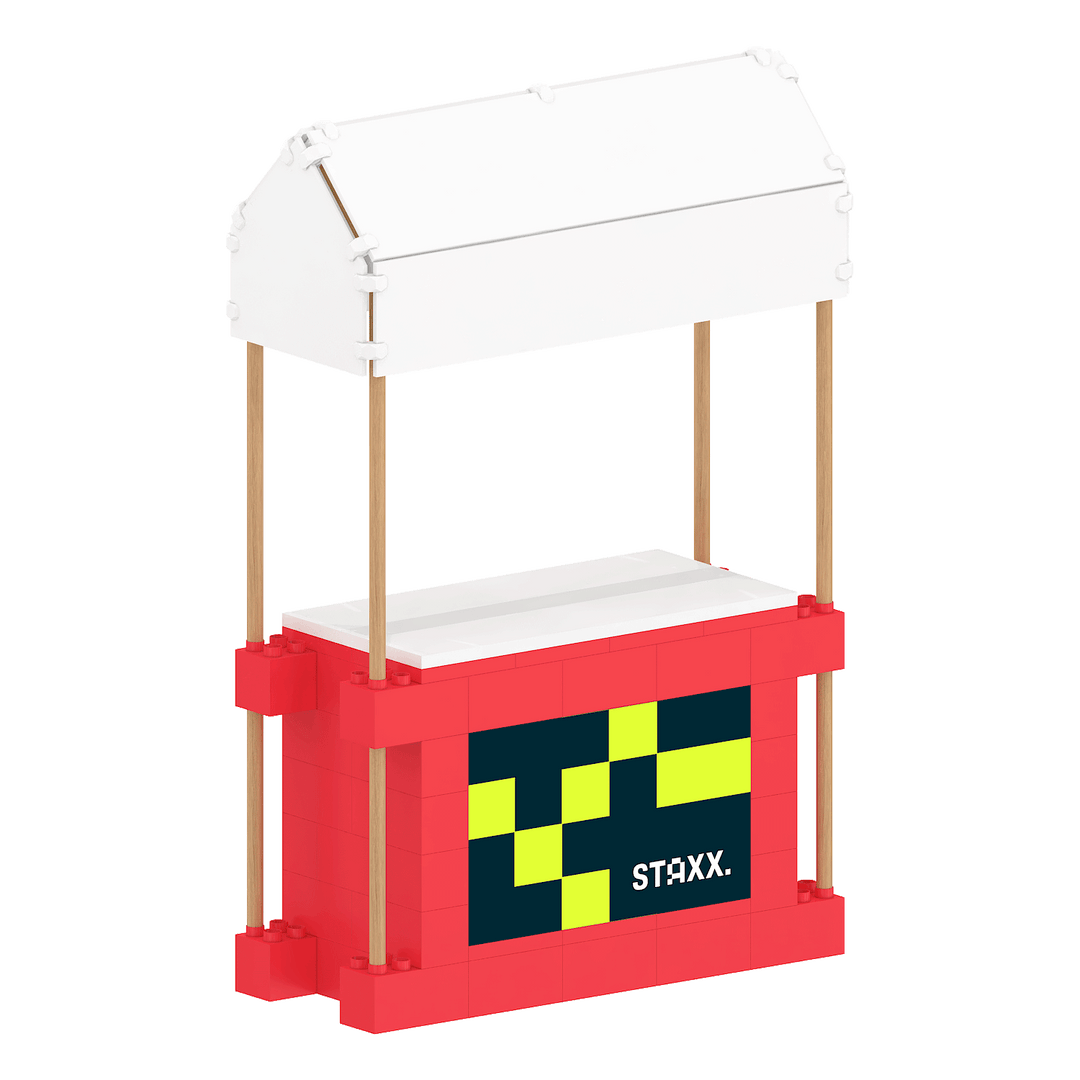 Market Stall with Canopy (Outdoors)