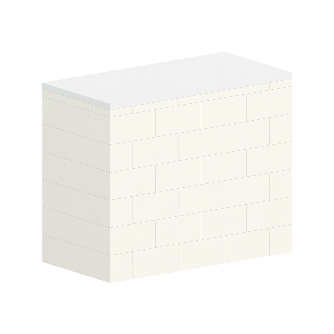 Counter with Lockable Cabinet