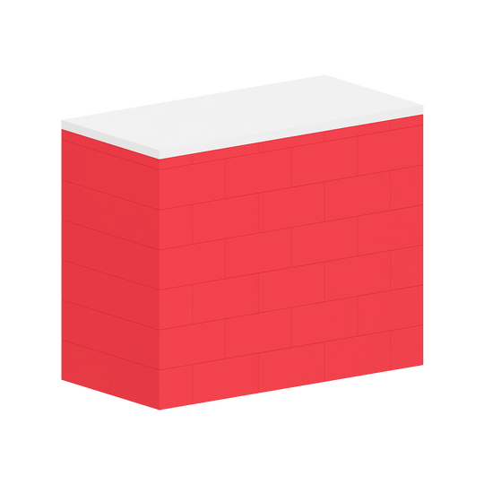 Counter with Lockable Cabinet