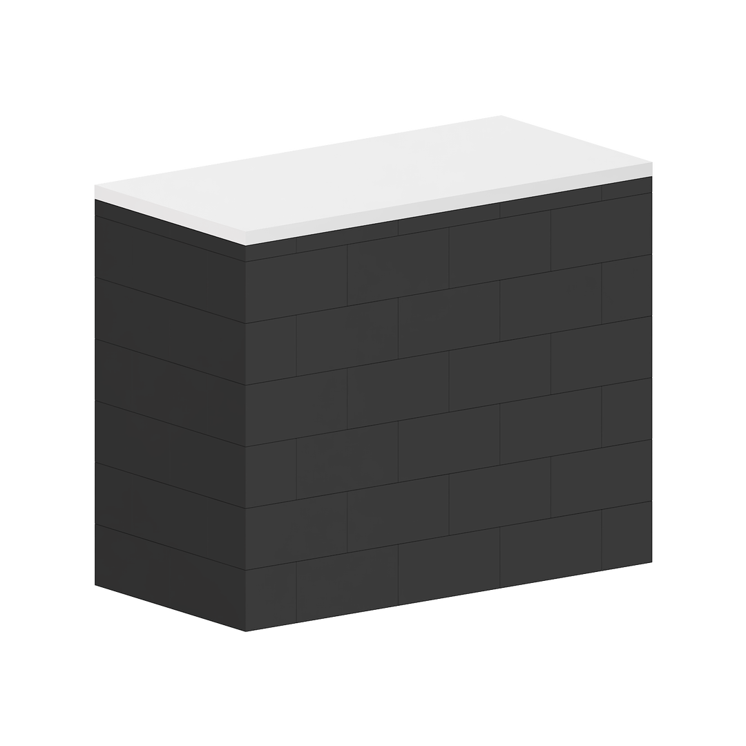 Counter with Lockable Cabinet