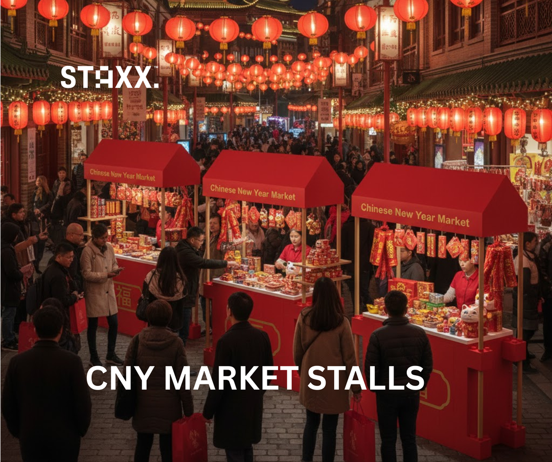 CNY Market Stall with Canopy