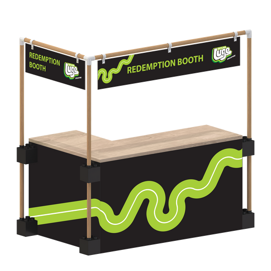 L-Shaped Market Stall (Left)