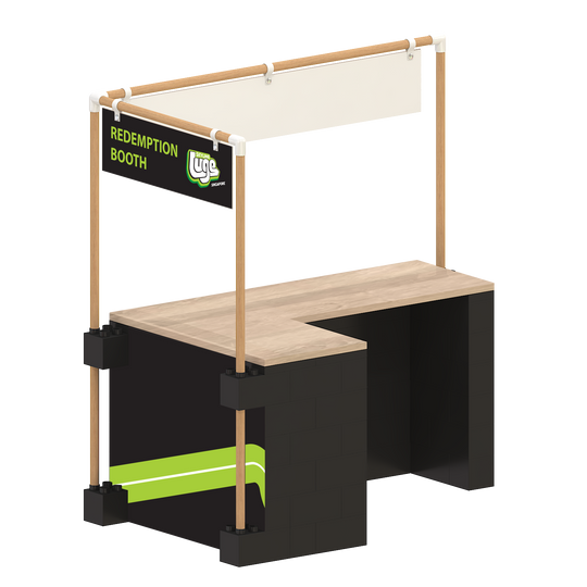 L-Shaped Market Stall (Right)