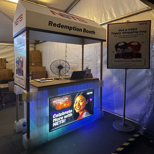 Market Stall with Canopy (Indoors)