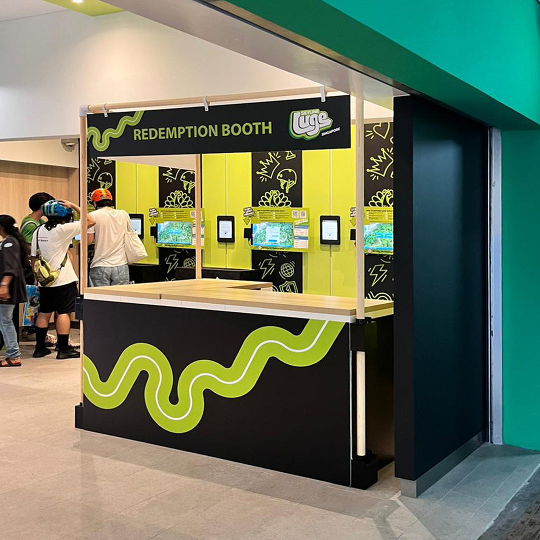 L-Shaped Market Stall (Left)