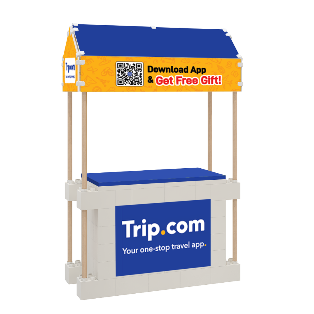 Market Stall with Canopy (Outdoors)