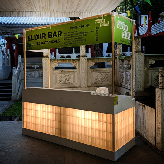 Illuminated DJ Booth Bar