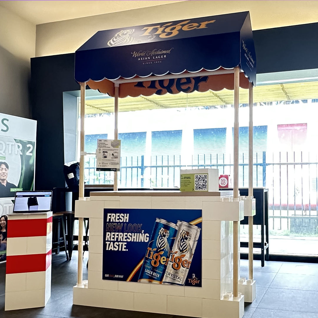 Market Stall with Canopy (Indoors)