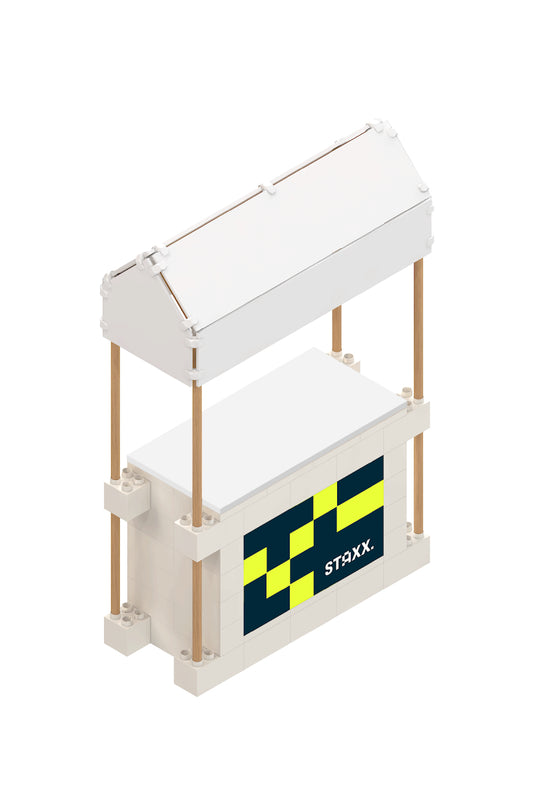 Market Stall with Canopy (Outdoors)